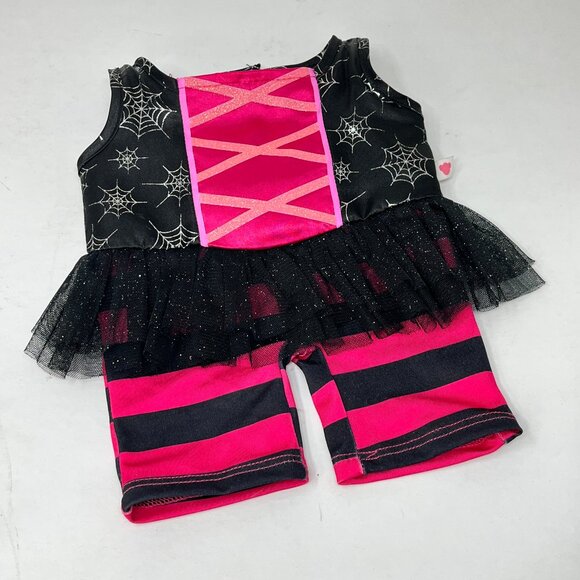 Build-A-Bear Workshop Other - Retired 1pc Build a Bear 2017 Pink Black Witch Halloween Costume BABW Goth